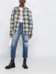 Image 2 of Dsquared2 ripped-detail cropped jeans