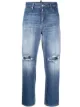 Image 1 of Dsquared2 ripped-detail cropped jeans