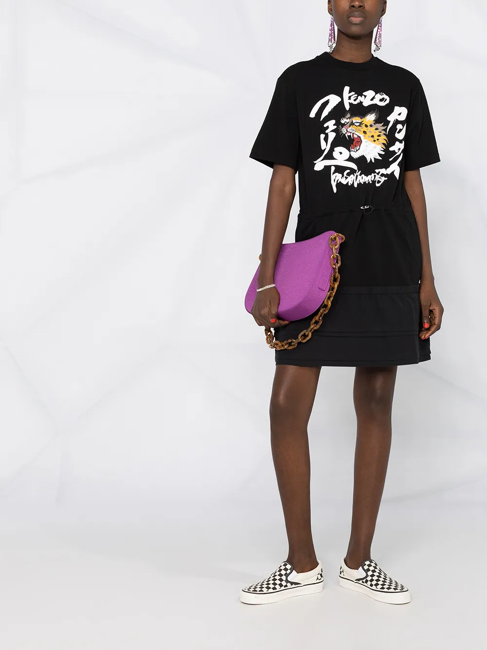 фото Kenzo embroidered design dress