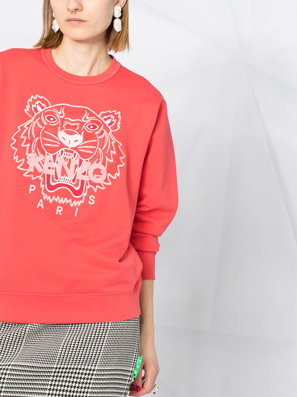 фото Kenzo tiger embroidered sweatshirt