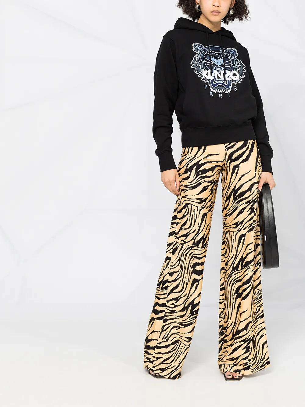 фото Kenzo tiger embroidered hoodie