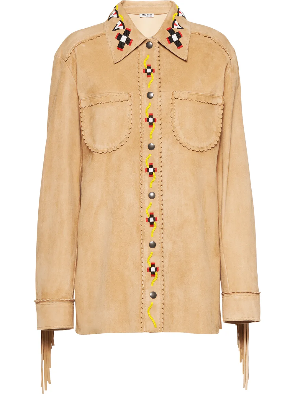 Imagen 1 de Miu Miu chaqueta con flecos