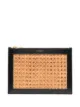 Image 1 of Saint Laurent raffia clutch bag