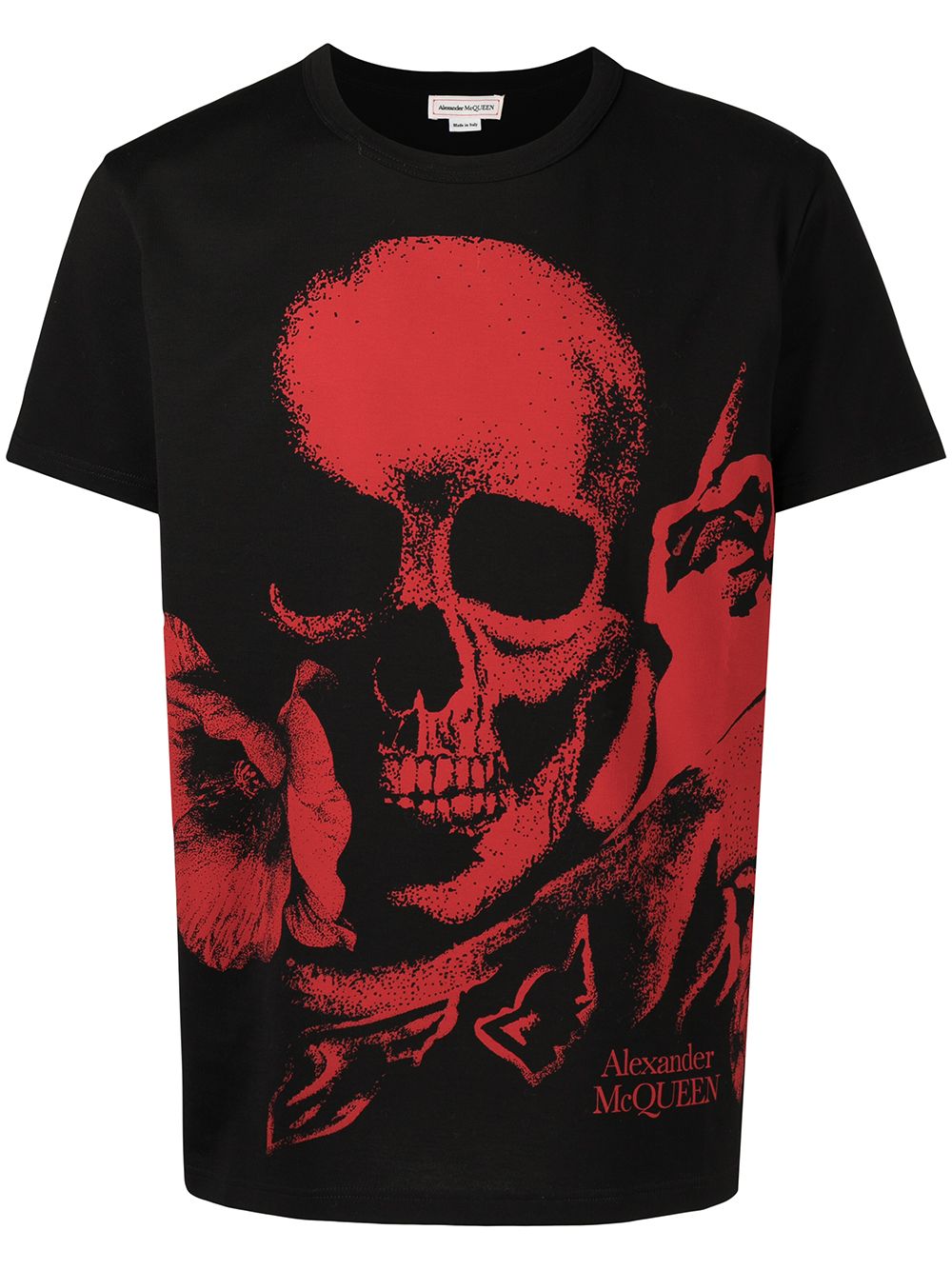 фото Alexander mcqueen футболка с логотипом skull