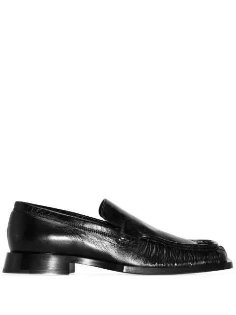 jil sander square toe flats
