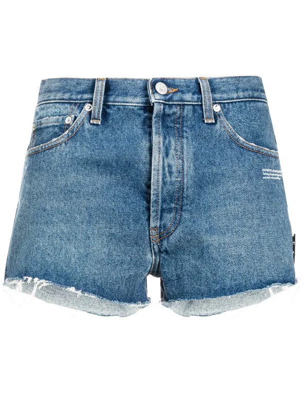 womens white cut off jean shorts