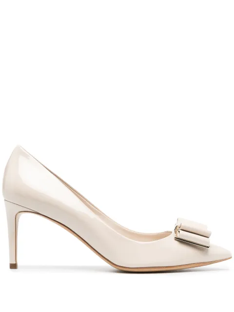 Ferragamo Vara bow 70mm pumps