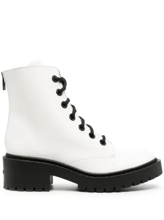 Kenzo two tone Combat Boots Farfetch