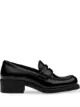 Image 1 of Miu Miu chunky-heel patent loafers