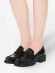 Miu Miu chunky-heel patent loafers