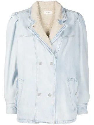 shearling-lined denim jacket 