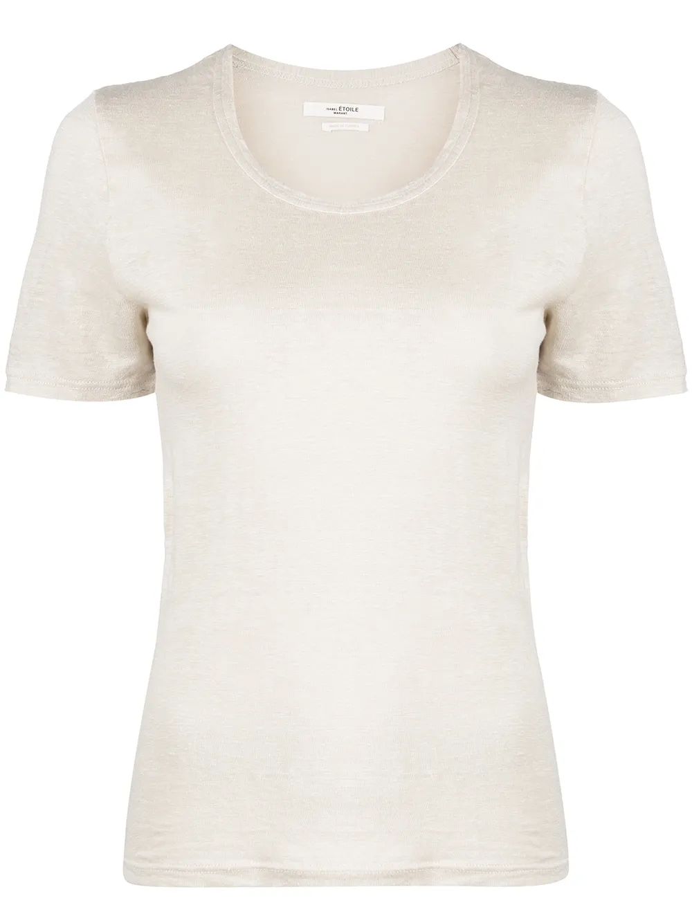 

Isabel Marant Étoile playera de lino - Neutro