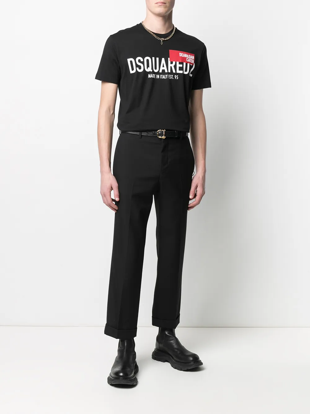 фото Dsquared2 футболка с логотипом