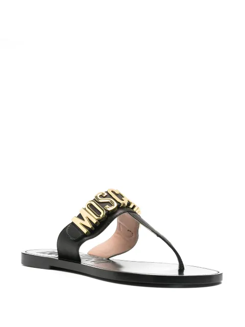 moschino thong sandals