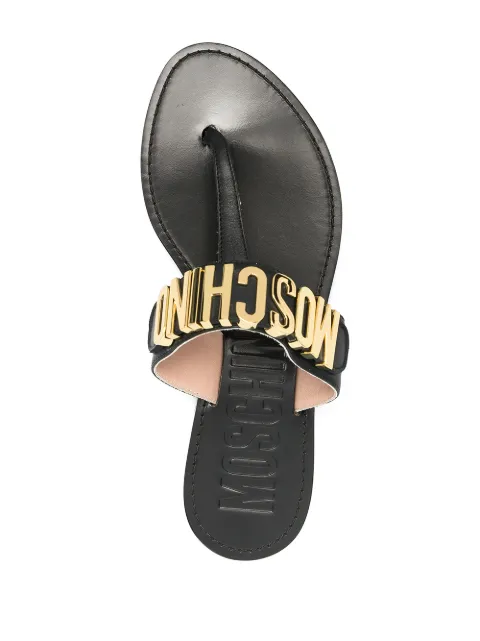 moschino thong sandals
