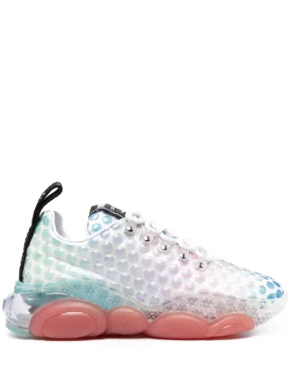 Shop Moschino Teddy bubble-detail sneakers with Express Delivery