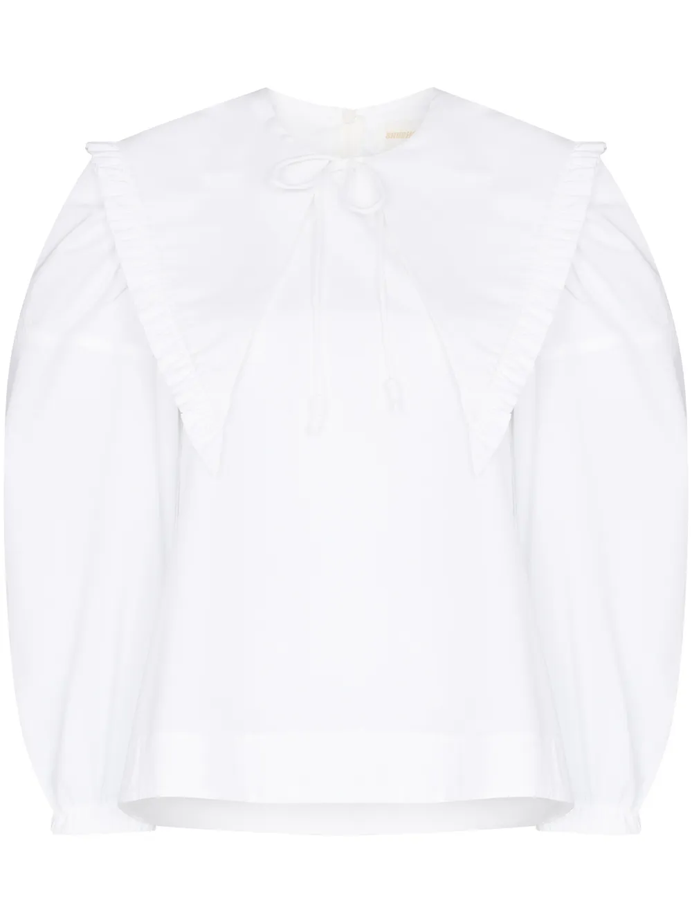SHUSHU/TONG блузка с объемным воротником