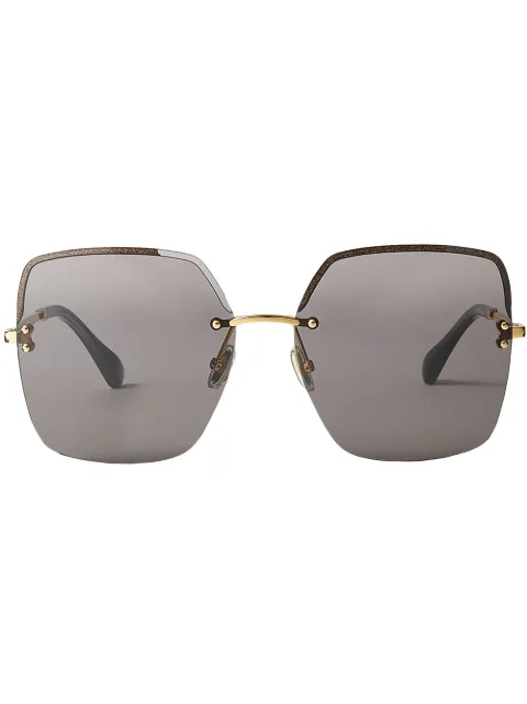 Jimmy Choo Eyewear Tavi oversize square-frame sunglasses
