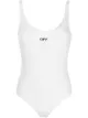 Image 1 of Off-White embroidered-logo sleeveless body