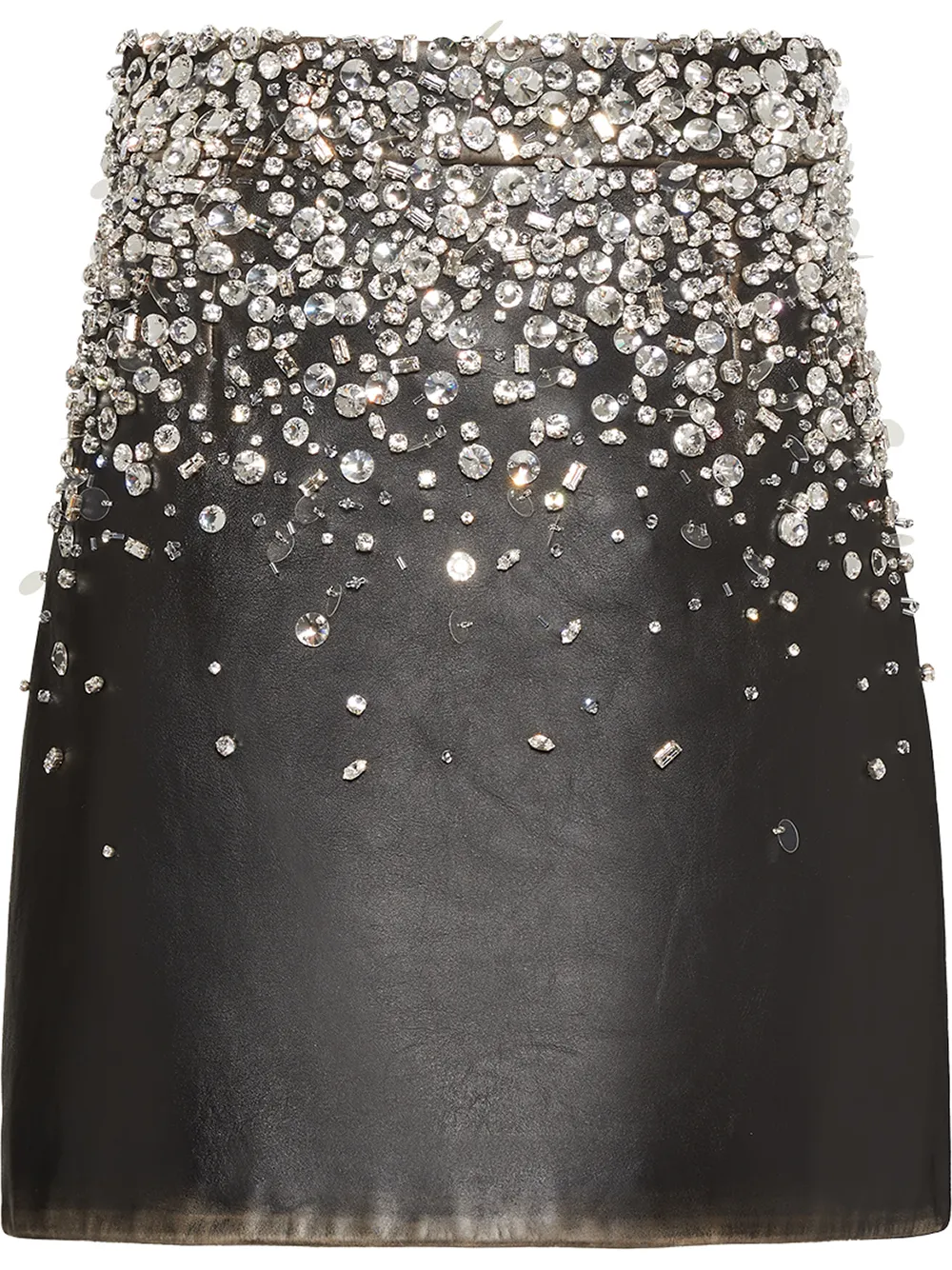 Click to view more detailed imagery on our partner's website Miu Miu Embellished Vintage Skirt In Black