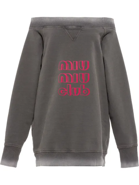 Miu Miu Miu Miu Club Sweater Dress - Farfetch