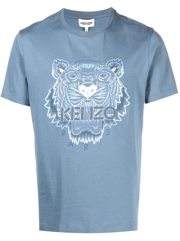 kenzo t shirt blue tiger