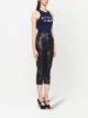 Miu Miu cropped leather trousers