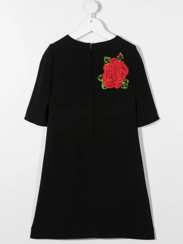 green emerald velvet dress Wednesday Rose Embroidered Wedding Dress Black Tulle Overlay Romantic  Floral Corset Gown TKL812 main image 1