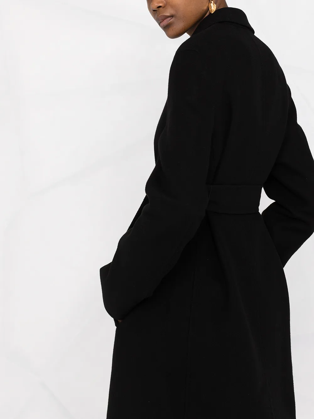 фото Jil sander однобортное пальто с поясом