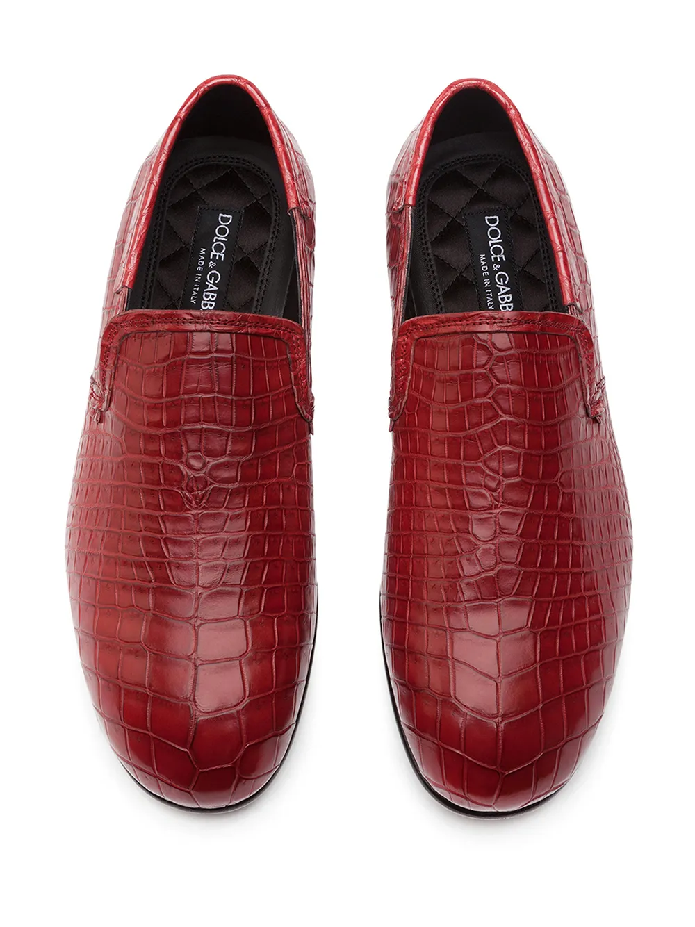 Dolce & Gabbana Mocassini con effetto coccodrillo | Scarpe | Image 4
