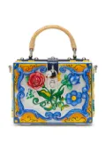 Dolce & Gabbana Dolce Box hand-painted top-handle bag - Yellow