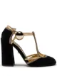 Image 1 of Dolce & Gabbana two-tone block-heel pumps