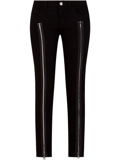 Dolce & Gabbana Calça cropped com detalhe de zíper