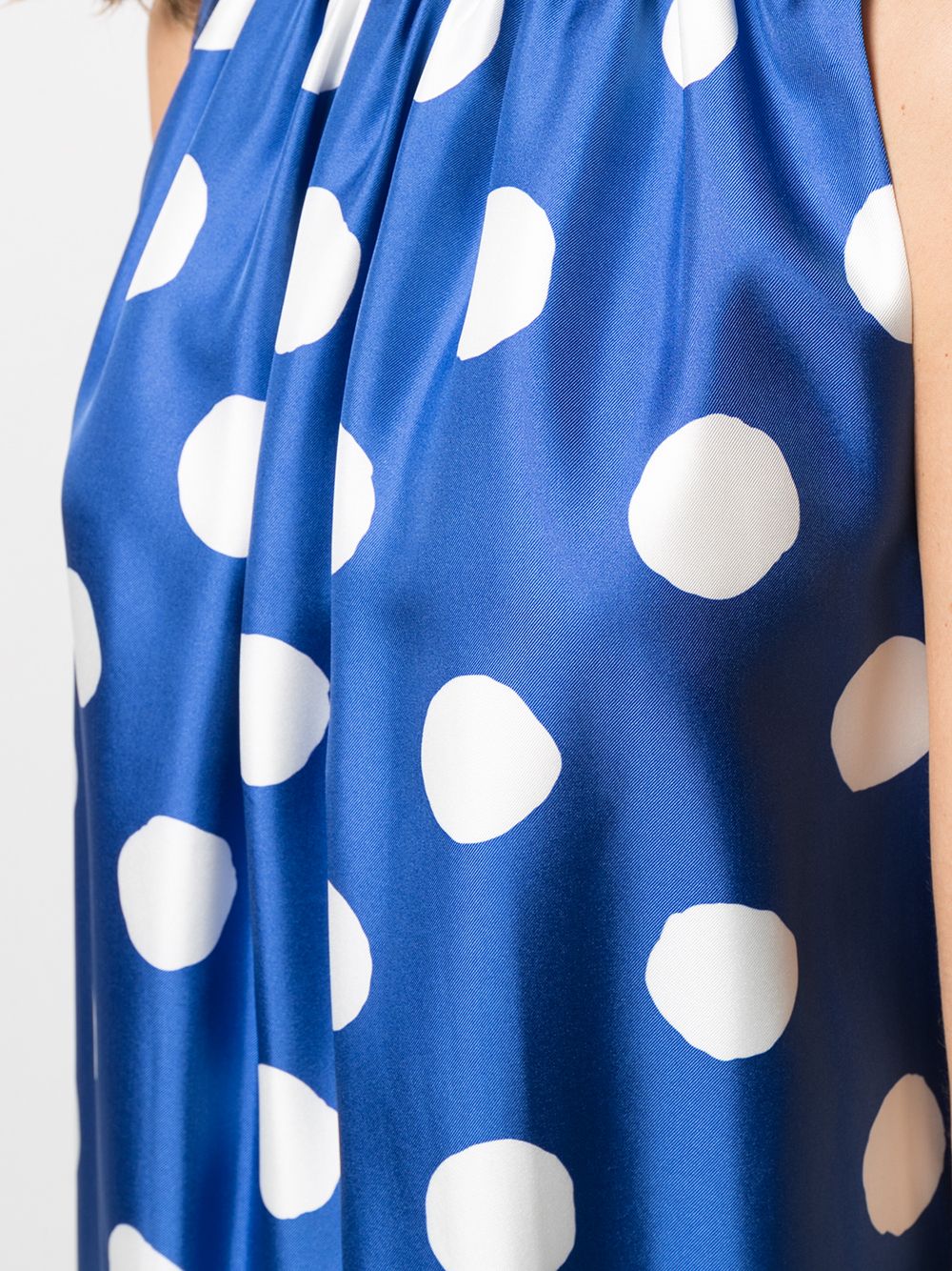 Moschino Polka Dot Silk Shift Dress - Farfetch