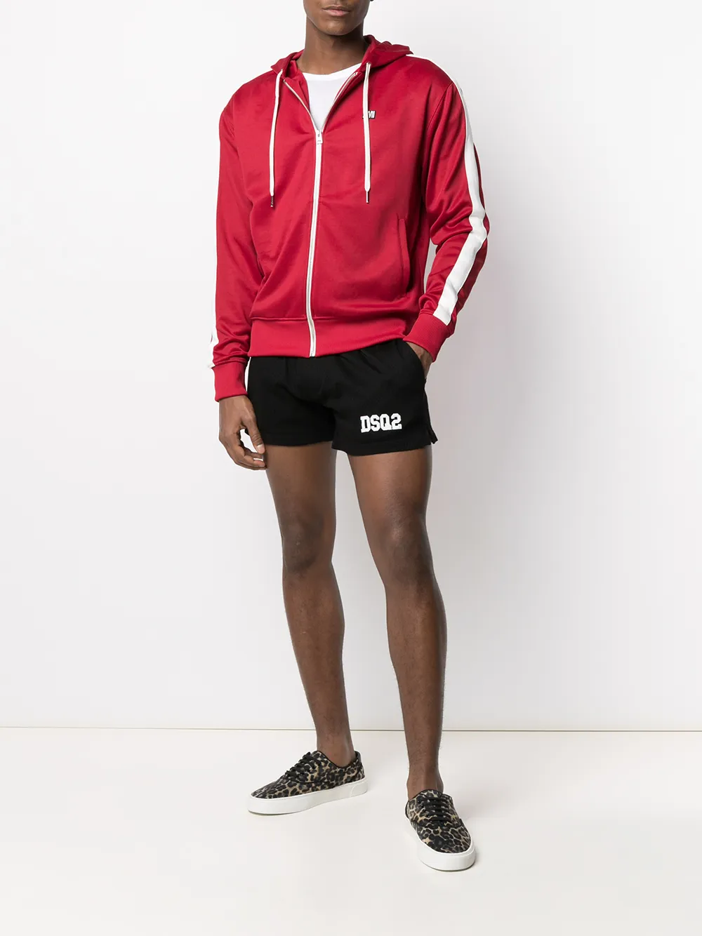 фото Dsquared2 спортивные шорты с логотипом