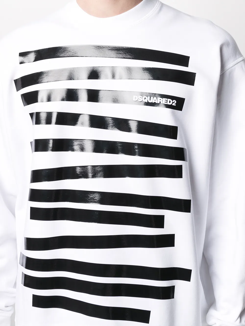 фото Dsquared2 толстовка в полоску