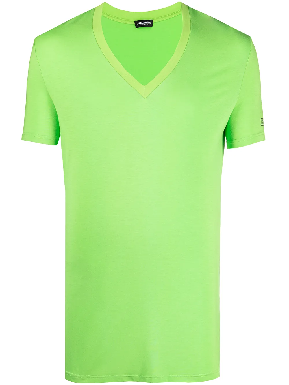 Click to view more detailed imagery on our partner's website Dsquared2 Short-sleeve V-neck T-shirt In Green