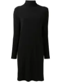 Norma Kamali high neck jumper dress - Black