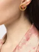 Image 2 of Charlotte Chesnais Saturn Blow hoop earrings