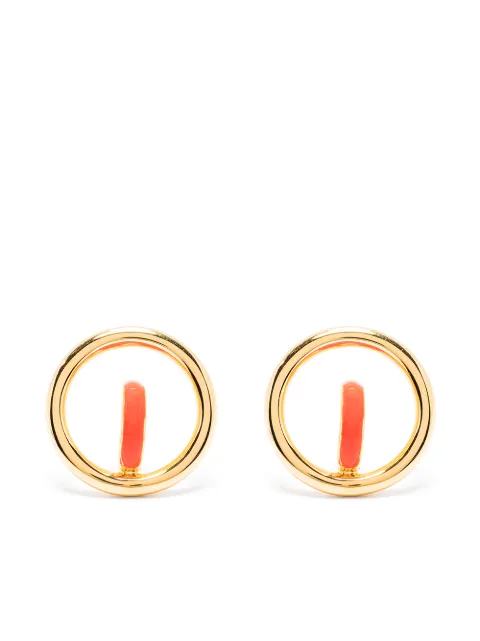 Charlotte Chesnais Saturn Blow hoop earrings