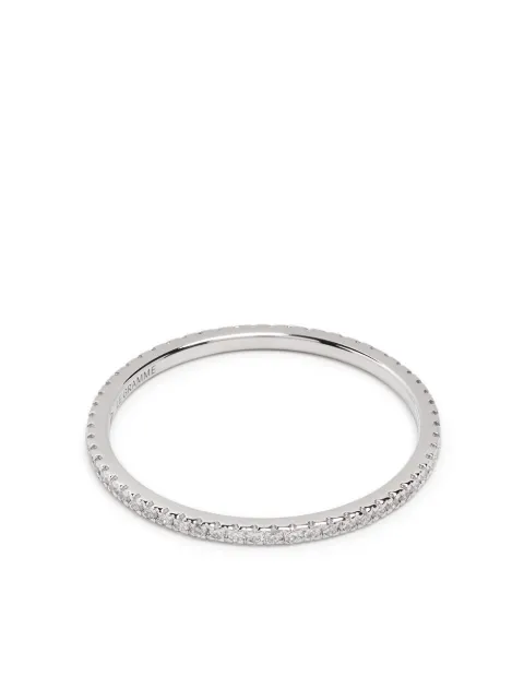 Le Gramme 18kt white gold 1g diamond pavé ring