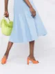 MSGM belted waist full skirt
