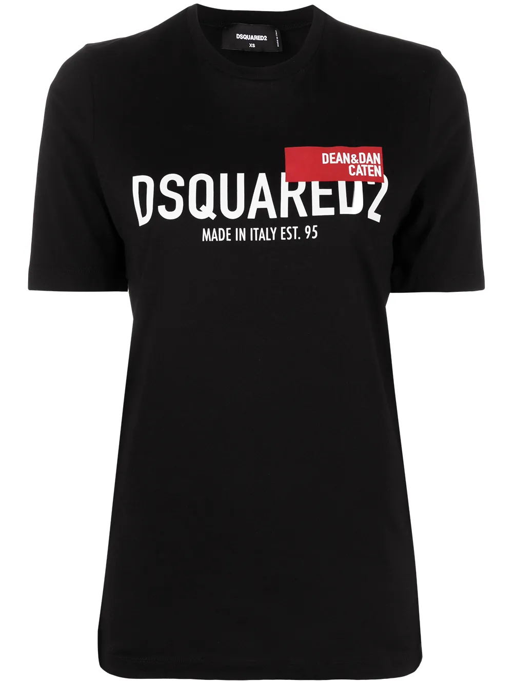 фото Dsquared2 футболка узкого кроя с логотипом