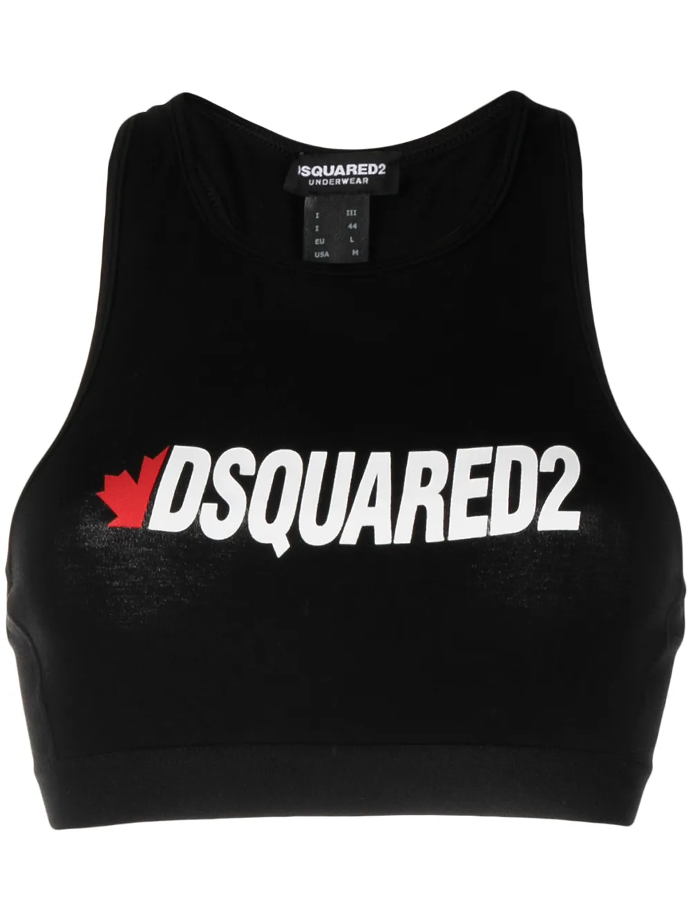 фото Dsquared2 топ-бюстгальтер с логотипом