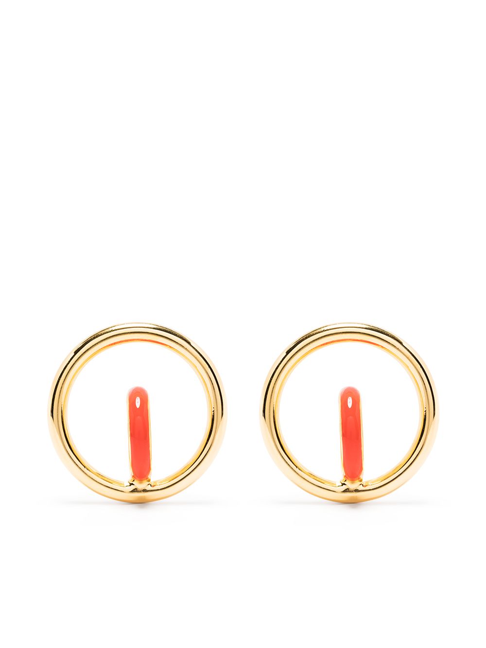 фото Charlotte chesnais saturn blow medium earrings