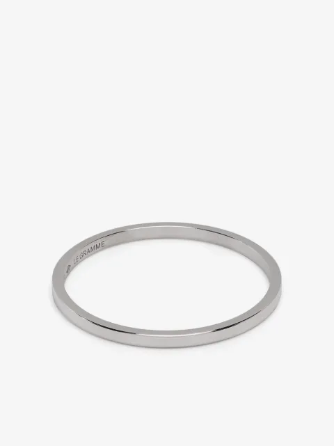 Le Gramme 18kt white gold Slick polished ring
