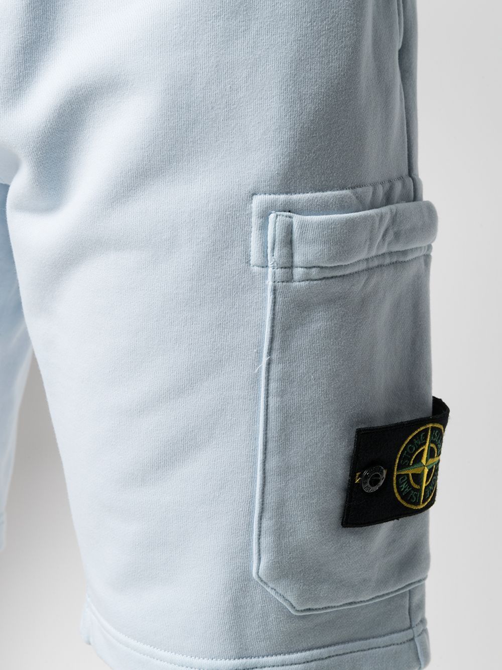 фото Stone island спортивные шорты с нашивкой-логотипом