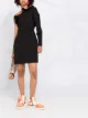 Image 2 of MSGM ruffle detail one-shoulder dress