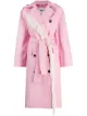 Image 1 of MSGM floral-panel trench coat