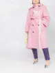 Image 2 of MSGM floral-panel trench coat